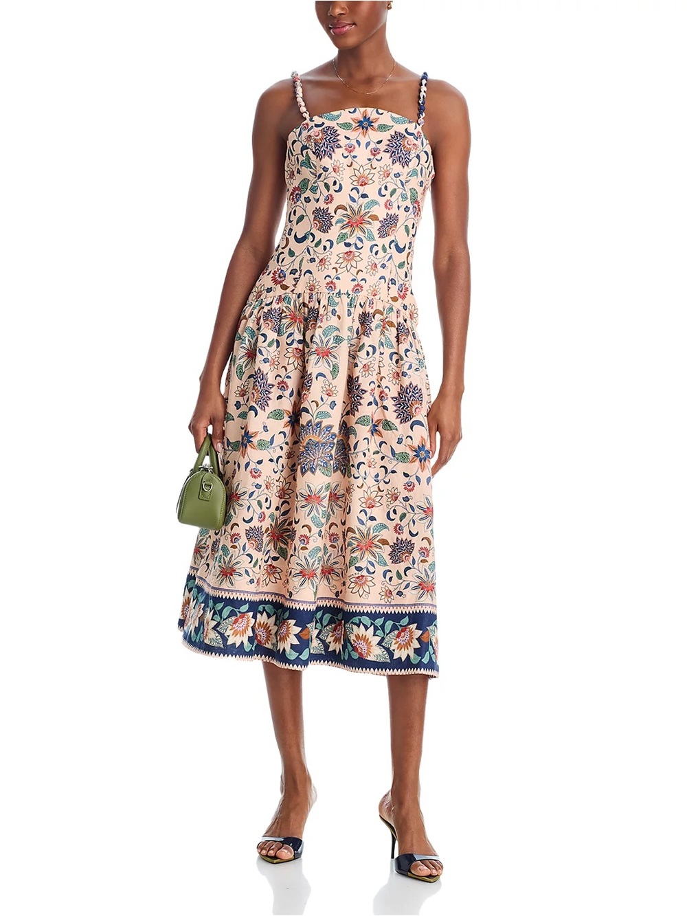 NWT FARM Rio Floral Dehli Linen Dress - Picture 2 of 5